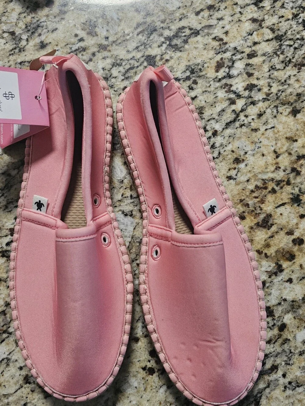 NWT SIMPLY SOUTHERN Women’s Coral Canvas Espadrille Slip-Ons SZ 7
